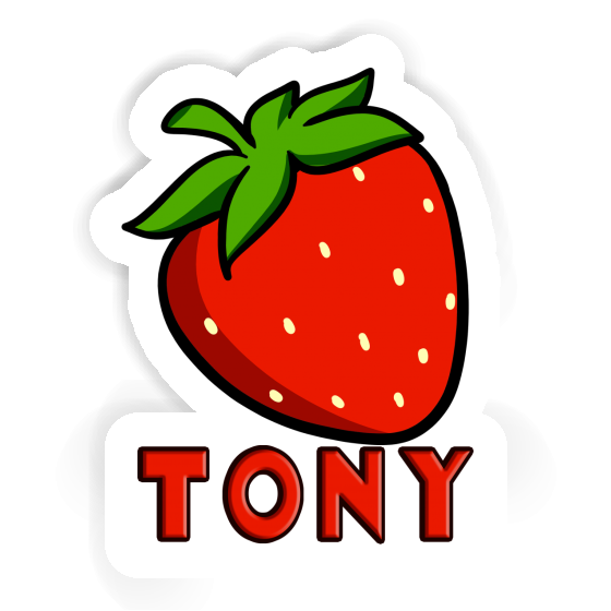 Erdbeere Aufkleber Tony Erdbeere Aufkleber Tony Image