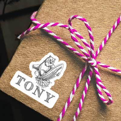 Sticker Surfer Tony Notebook Sticker Surfer Tony Notebook Image