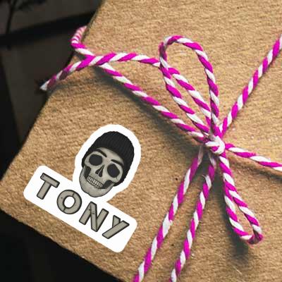 Autocollant Tête de mort Tony Notebook Autocollant Tête de mort Tony Gift package Image
