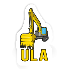 Ula Sticker Excavator Image