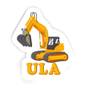 Ula Sticker Excavator Image