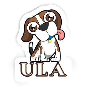 Ula Aufkleber Beagle Image