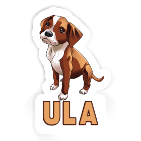 Boxer Dog Sticker Ula Image