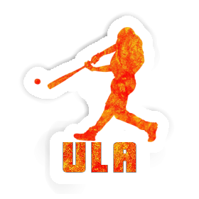 Aufkleber Baseballspieler Ula Image