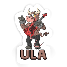 Ula Sticker Guitarist Image