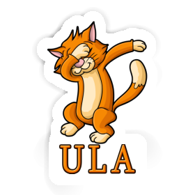 Sticker Ula Dabbing Cat Image