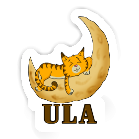 Sticker Sleeping Cat Ula Image