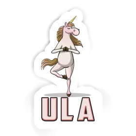 Ula Sticker Yoga Unicorn Image