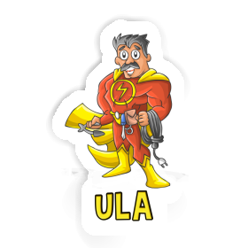 Electrician Sticker Ula Image