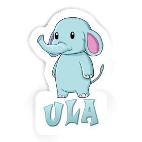 Aufkleber Ula Elefant Image