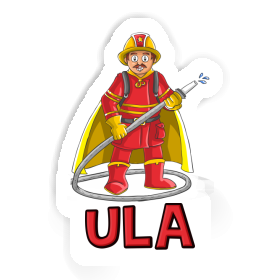 Ula Sticker Firefighter Image