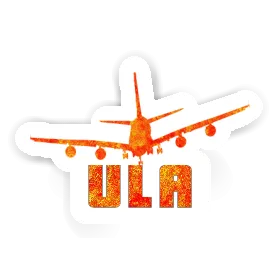 Sticker Airplane Ula Image