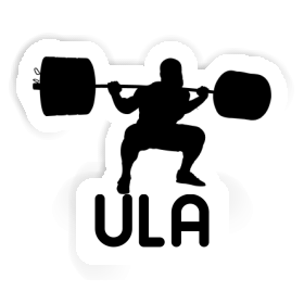 Ula Sticker Gewichtheber Image