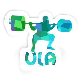 Sticker Gewichtheber Ula Image