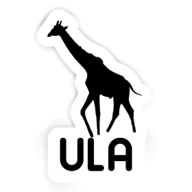 Sticker Giraffe Ula Image