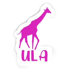 Sticker Giraffe Ula Image