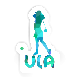 Golfer Sticker Ula Image