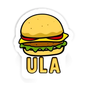 Ula Sticker Cheeseburger Image