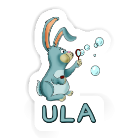 Sticker Ula Soap Bubbles Rabbit Image