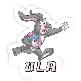 Ula Sticker Rugby rabbit Image