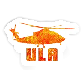 Ula Sticker Helicopter Image