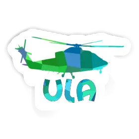 Ula Sticker Helicopter Image