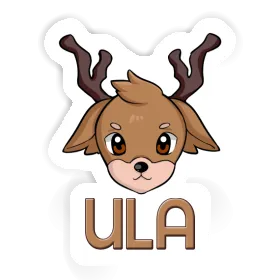 Ula Sticker Hirsch Image