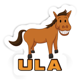 Sticker Ula Grinning Horse Image