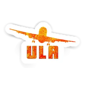 Ula Sticker Airplane Image