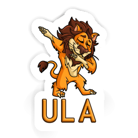 Ula Sticker Dabbing Lion Image