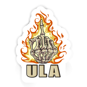 Sticker Ula Middlefinger Image