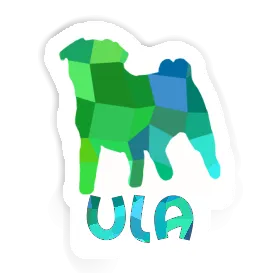 Ula Aufkleber Mops Image