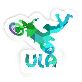 Motocross Rider Sticker Ula Image