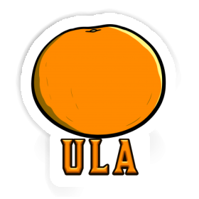 Orange Sticker Ula Image