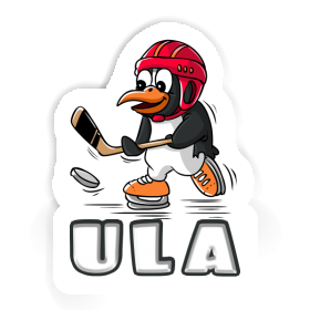 Sticker Ice Hockey Penguin Ula Image