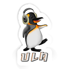 Ula Sticker Music Penguin Image