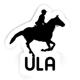 Sticker Ula Horse Rider Image