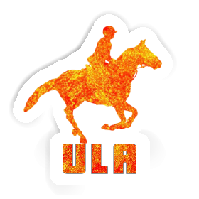 Sticker Ula Horse Rider Image