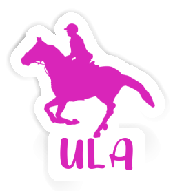 Ula Sticker Horse Rider Image