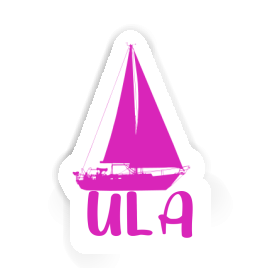 Sticker Ula Sailboat Image