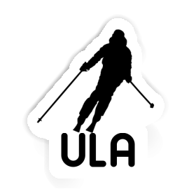 Skier Sticker Ula Image