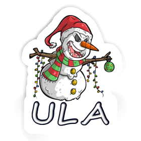 Ula Sticker Snowman Image