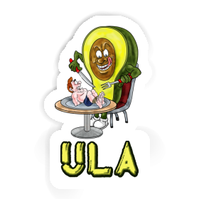 Ula Sticker Avocado Image