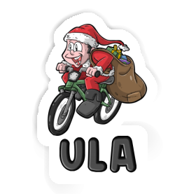 Sticker Ula Bicycle Rider Image