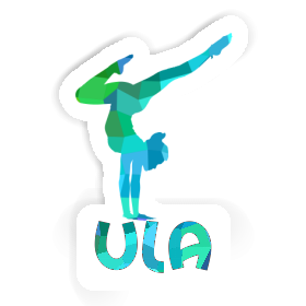 Yoga Woman Sticker Ula Image