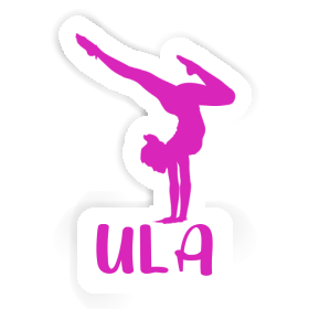 Ula Sticker Yoga Woman Image