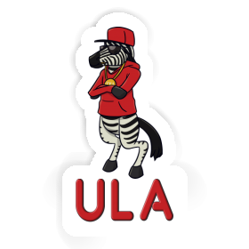 Ula Sticker Zebra Image