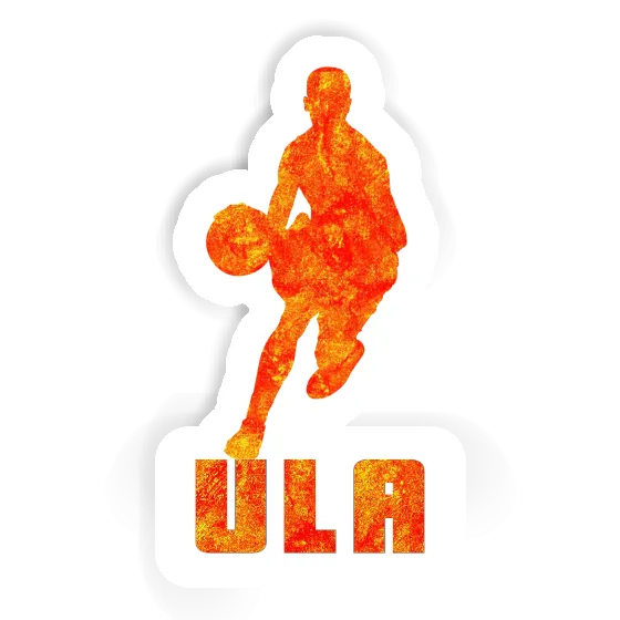 Sticker Basketballspieler Ula Laptop Image