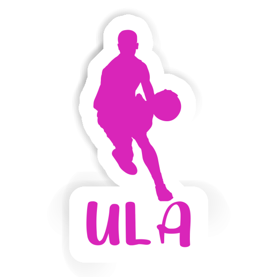 Aufkleber Basketballspieler Ula Laptop Image