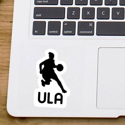 Autocollant Joueuse de basket-ball Ula Laptop Image